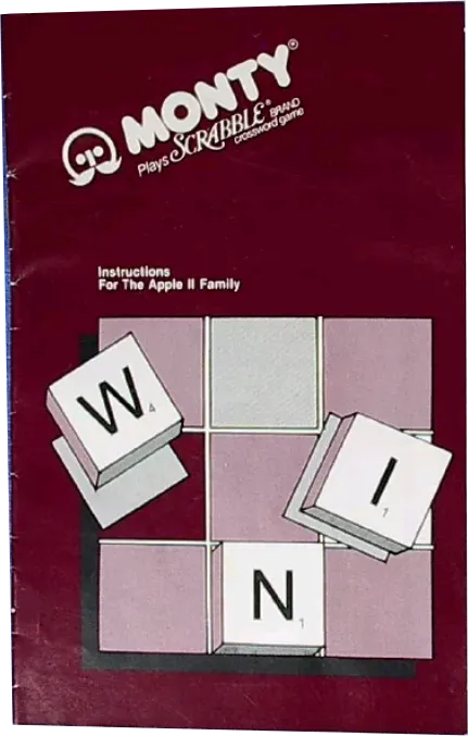 Monty Plays Scrabble box art