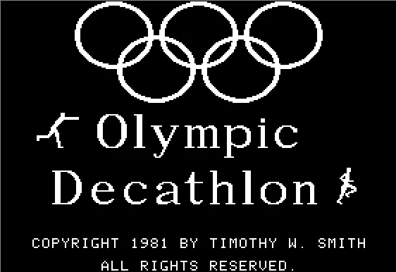 Olympic Decathlon screenshot