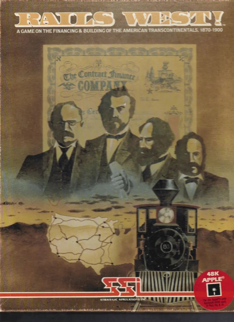 Rails West! box art