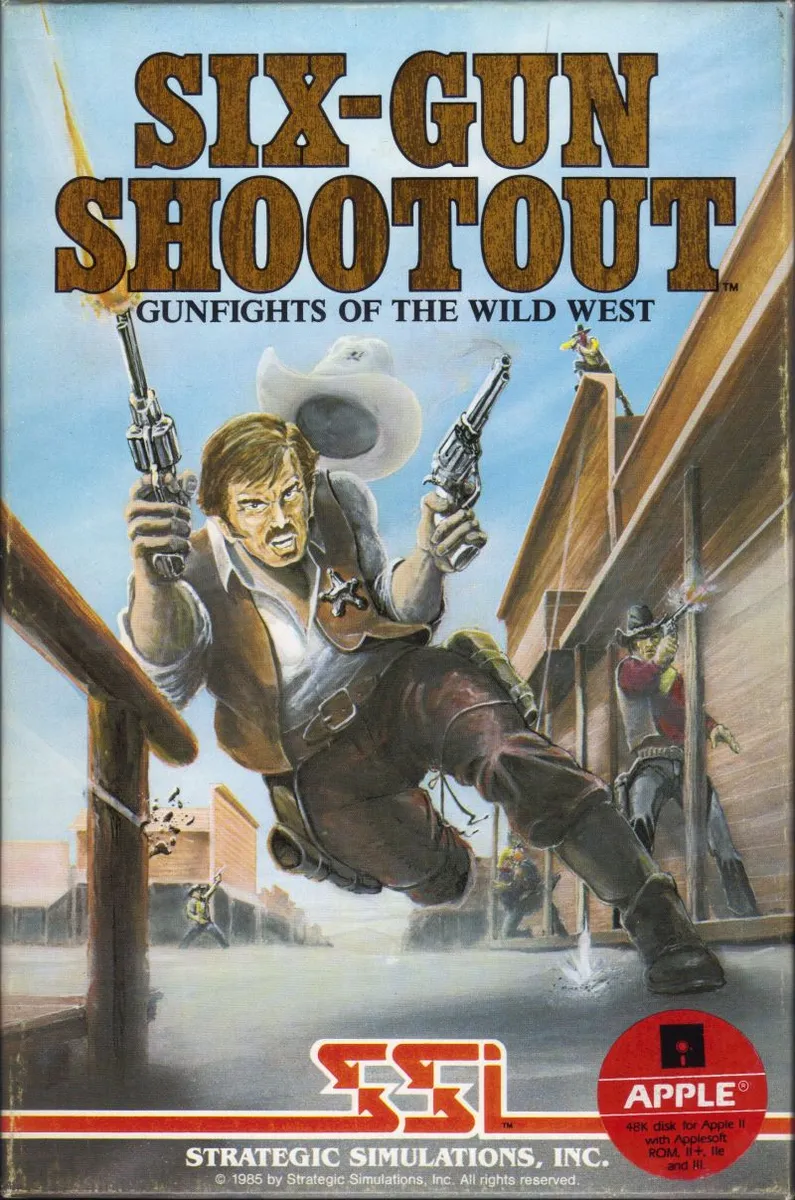 Six-Gun Shootout: Gunfights of the Wild West box art