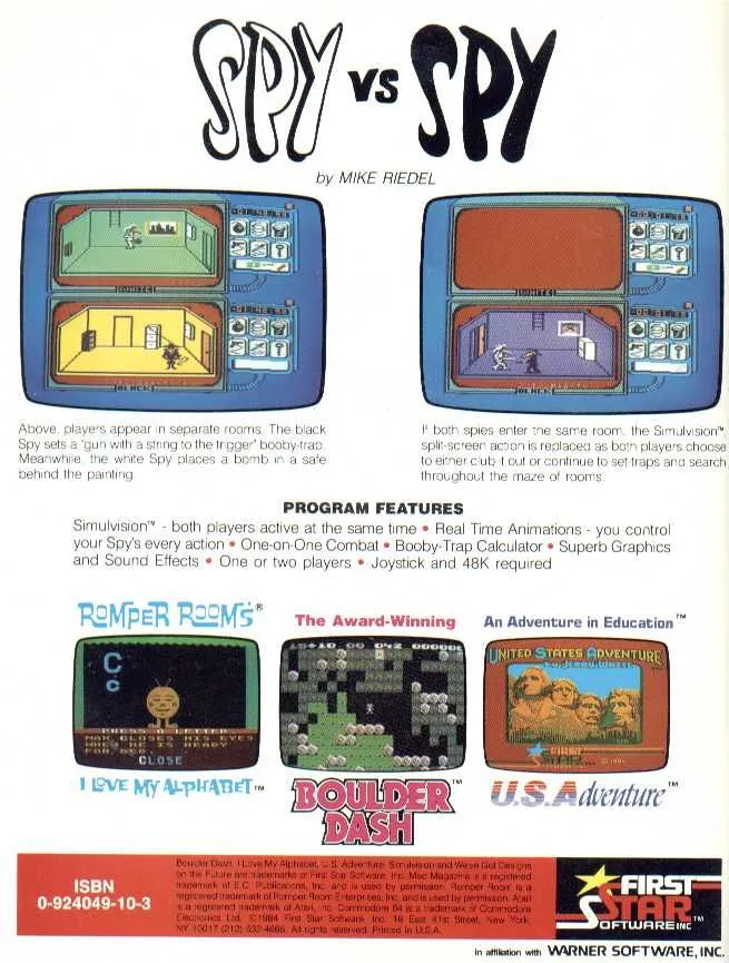 Spy Vs Spy box back