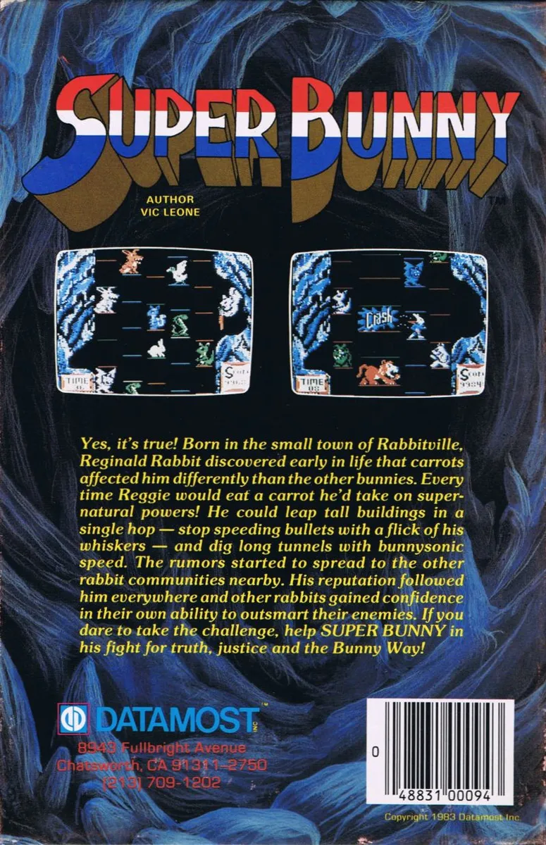 Super Bunny box back