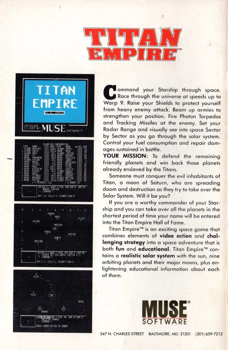Titan Empire box back