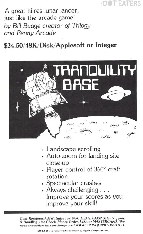 Tranquility Base box art