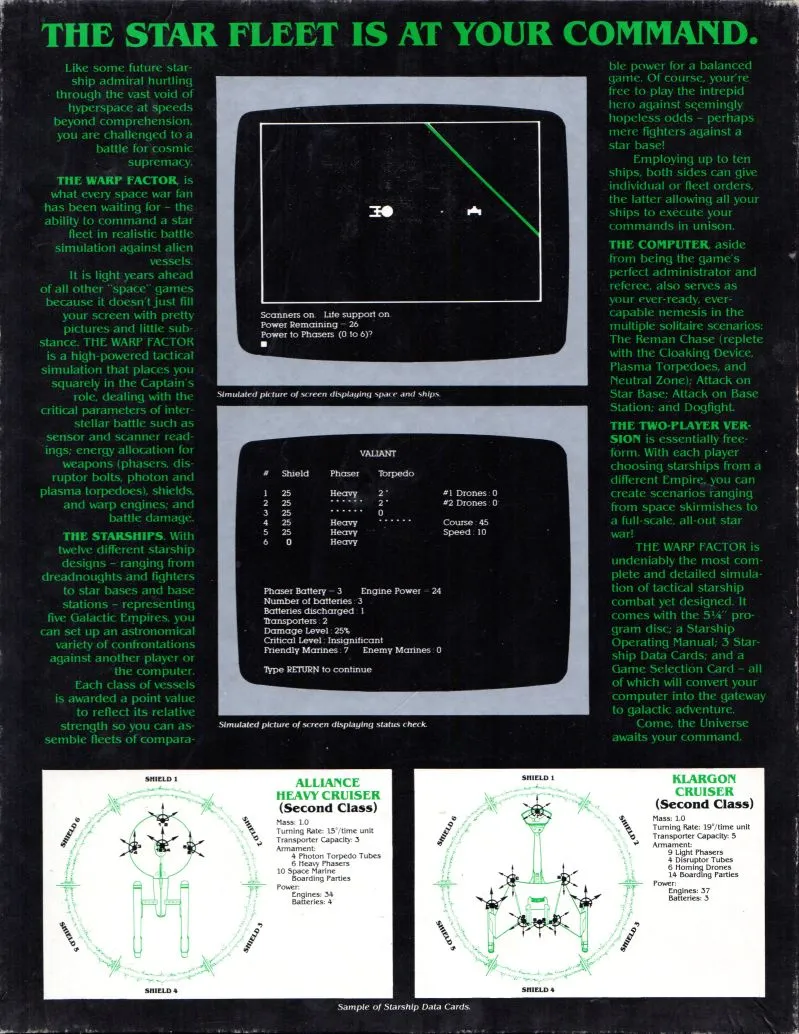 The Warp Factor box back