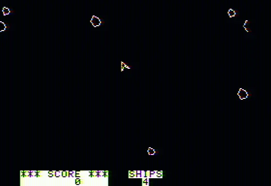 Backdrop artwork for Asteroids in Space
