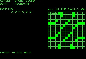 Backdrop artwork for Dell Crossword Puzzles