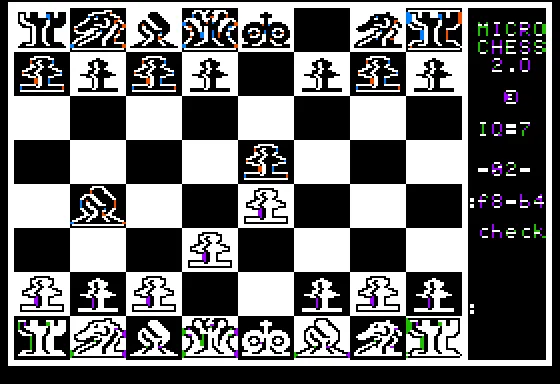 Microchess 2.0 screenshot