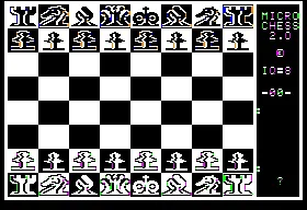 Backdrop artwork for Microchess 2.0