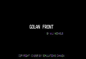 Golan Front screenshot
