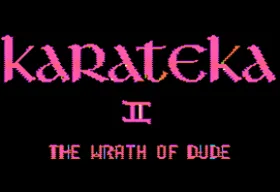 Backdrop artwork for Karateka II: The Wrath of Dude