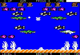 Backdrop artwork for Frogger II: Three Deep
