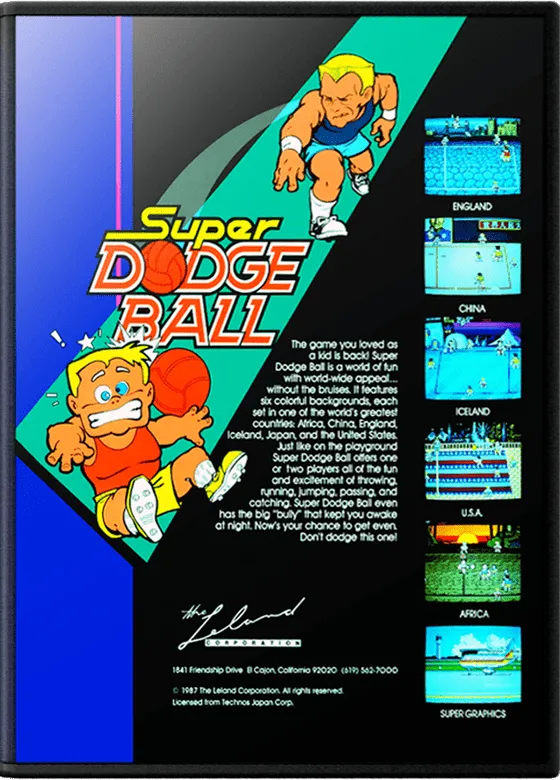 Super Dodge Ball / Kunio no Nekketsu Toukyuu Densetsu box art