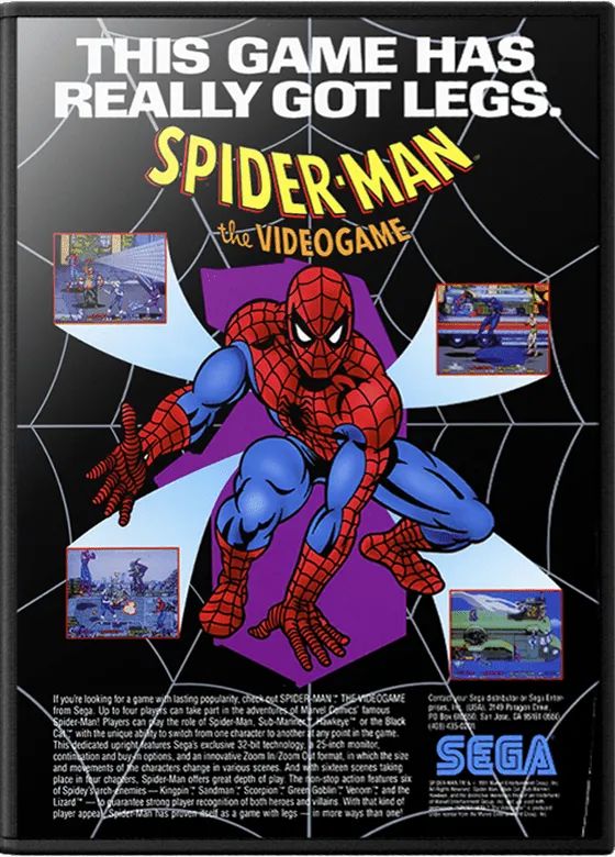 Spider-Man: The Videogame box art