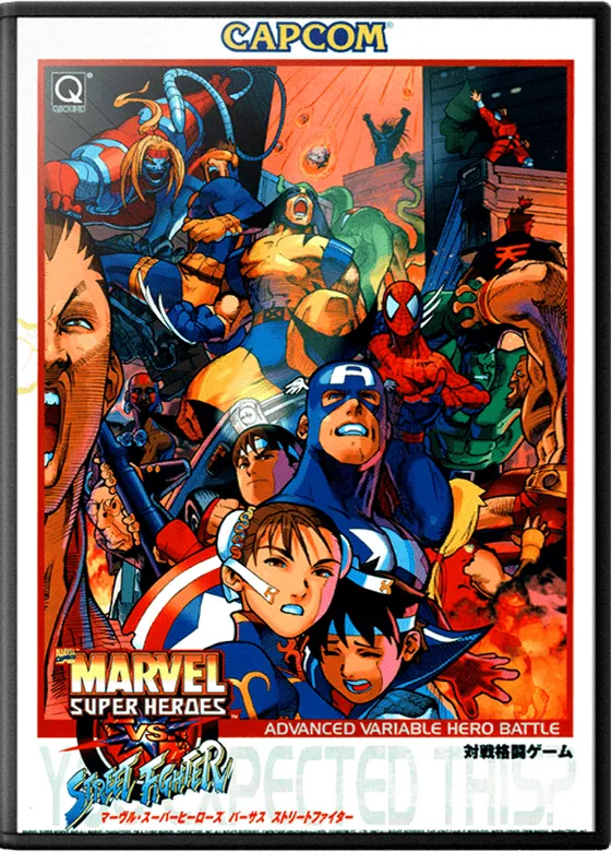 Marvel Super Heroes Vs. Street Fighter box art