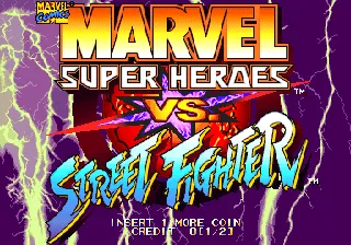 Marvel Super Heroes Vs. Street Fighter screenshot