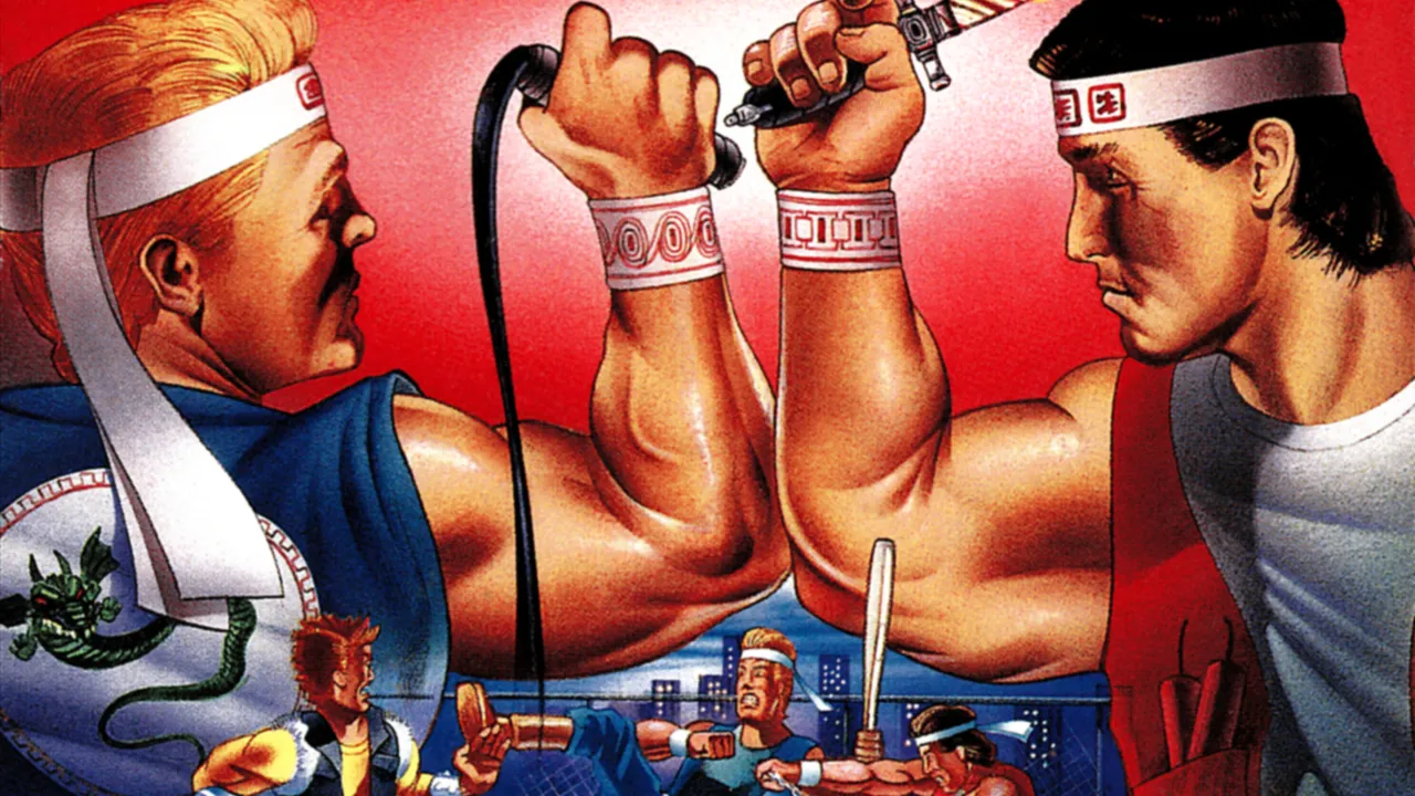Backdrop artwork for Double Dragon