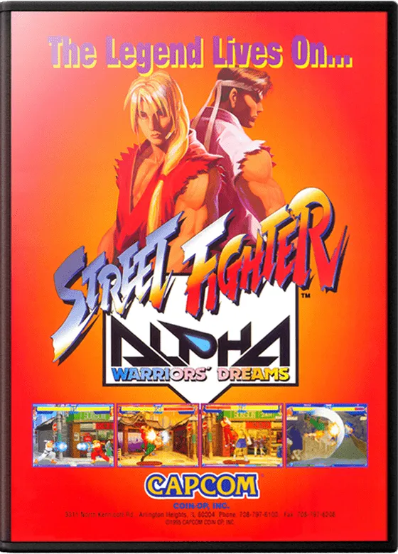 Street Fighter Alpha: Warriors' Dreams box art