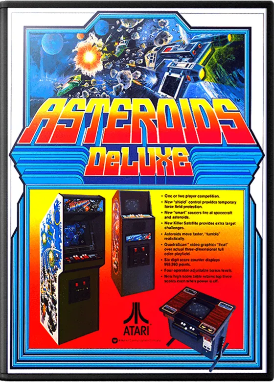 Asteroids Deluxe box art