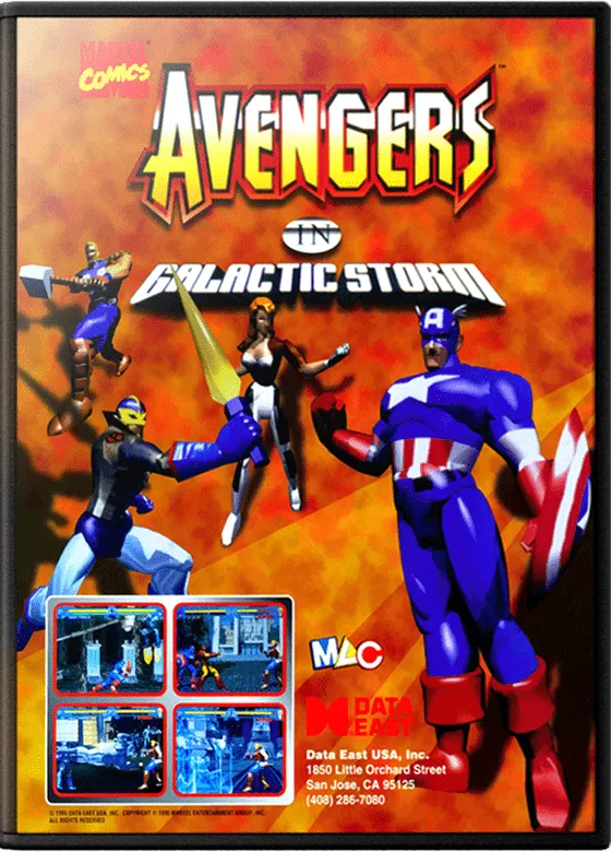 Avengers In Galactic Storm box art