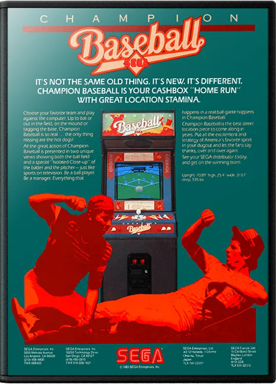 Champion Base Ball box art