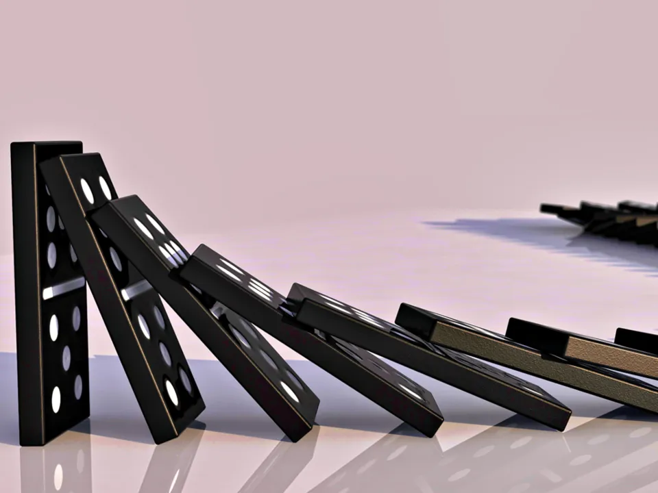 Backdrop artwork for Domino Man