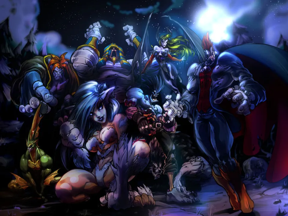Backdrop artwork for Darkstalkers: The Night Warriors