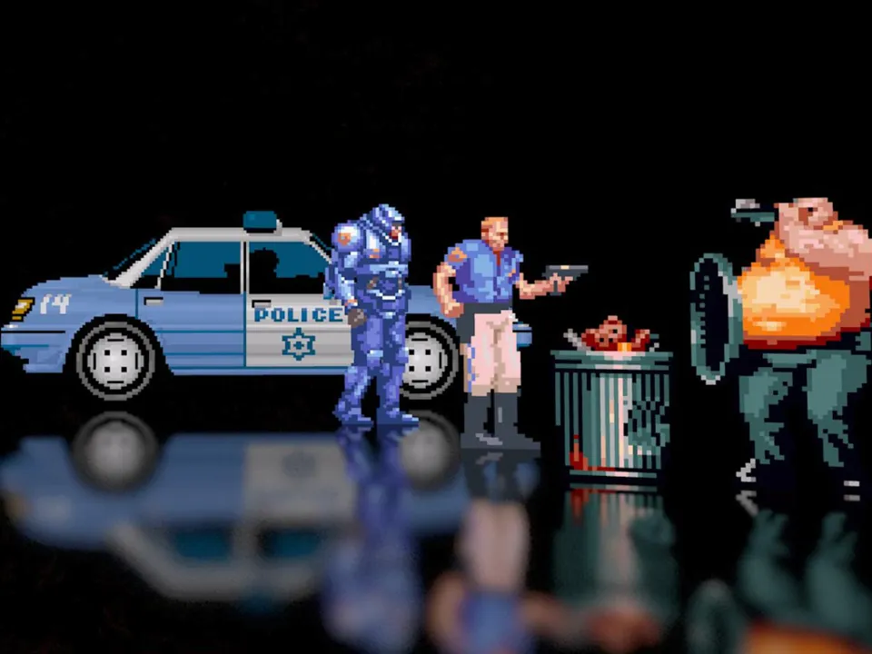 Backdrop artwork for E-Swat: Cyber Police