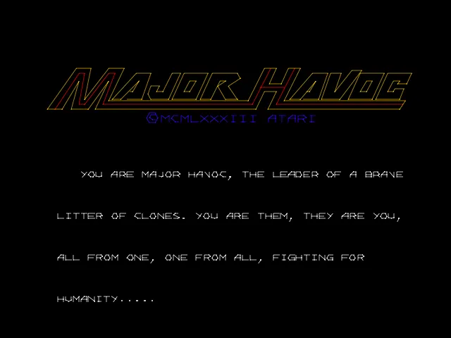 Major Havoc screenshot
