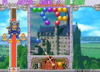 Backdrop artwork for Puzzle Bobble 3
