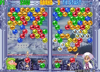 Backdrop artwork for Puzzle Bobble 4