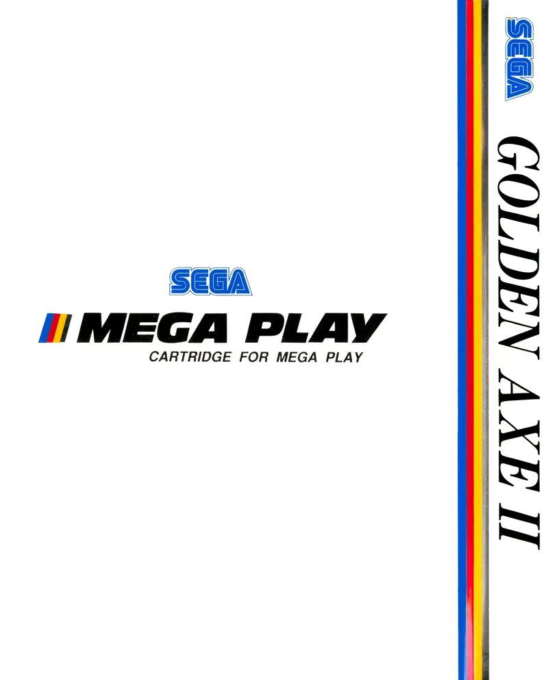 Golden Axe II box back