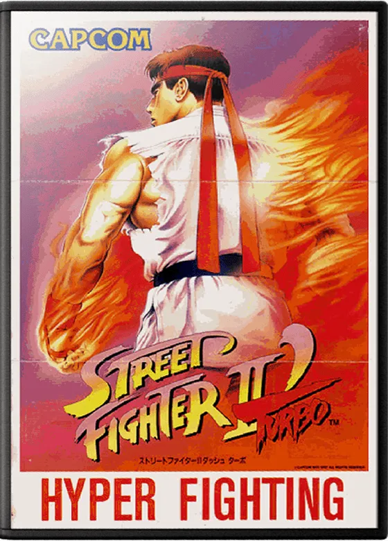 Street Fighter II': Hyper Fighting box art