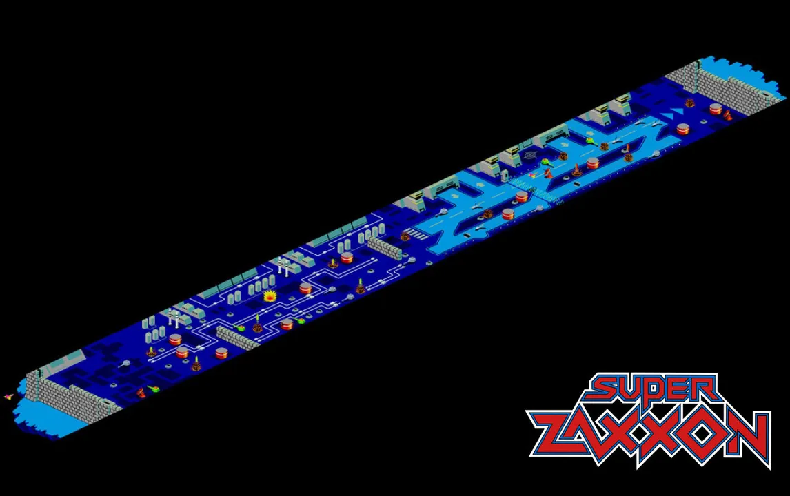 Backdrop artwork for Super Zaxxon