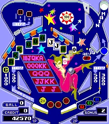 Backdrop artwork for Pinball Action