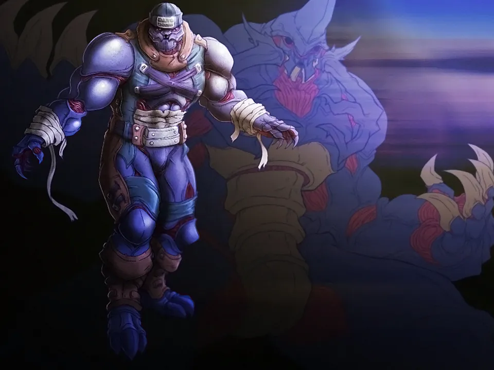 Backdrop artwork for Bloody Roar 2