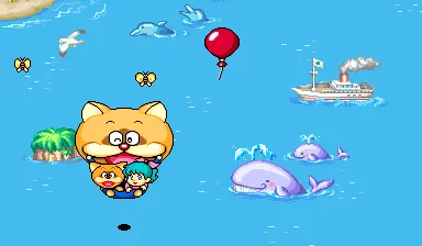 Backdrop artwork for Pokonyan! Balloon