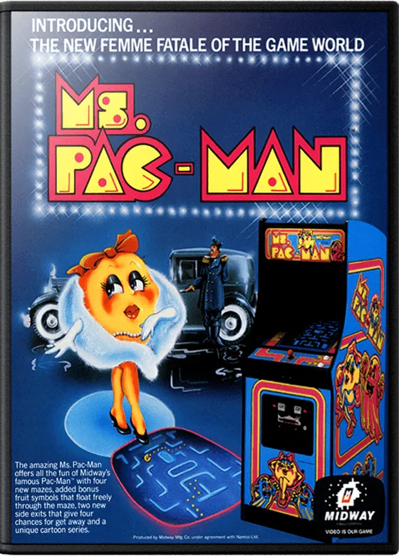 Ms. Pac-Man box art