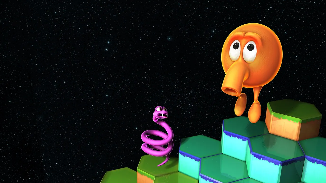 Backdrop artwork for Q*bert
