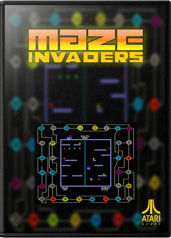 Maze Invaders box art