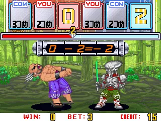 Backdrop artwork for Tekken Battle Scratch