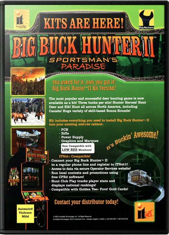 Big Buck Hunter II: Sportsman's Paradise box art
