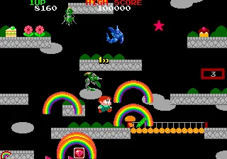 Backdrop artwork for Rainbow Islands: Extra Version