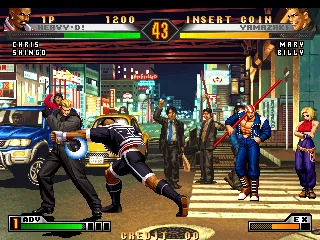 Backdrop artwork for The King of Fighters '98: Ultimate Match HERO