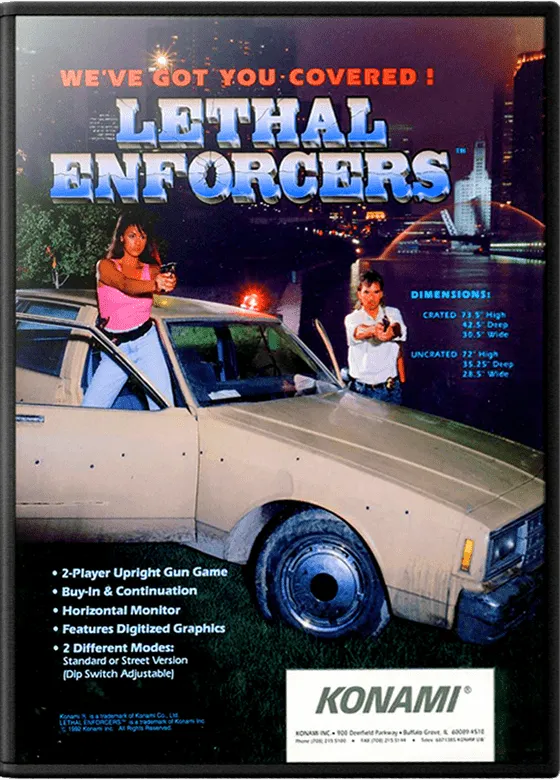 Lethal Enforcers box art