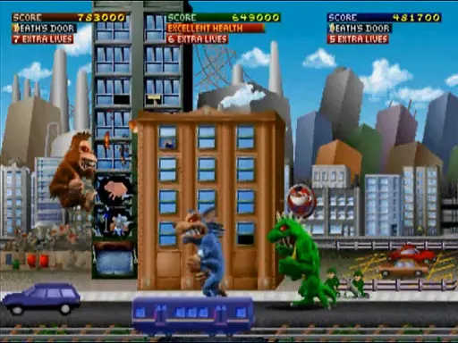 Backdrop artwork for Rampage: World Tour