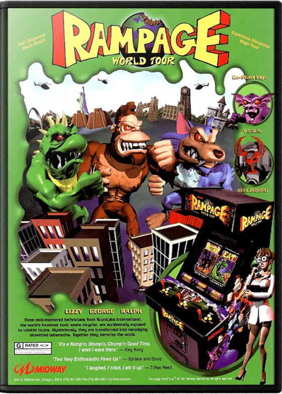 Rampage: World Tour box art