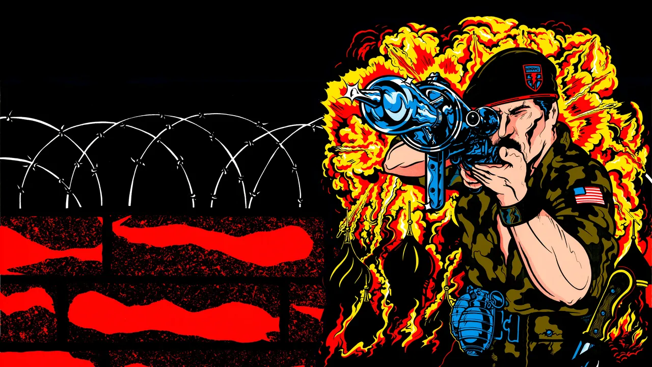 Backdrop artwork for Rush'n Attack