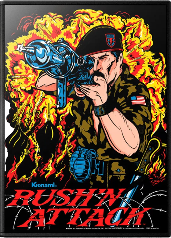 Rush'n Attack box art