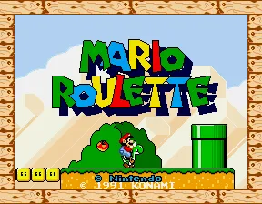 Backdrop artwork for Mario Roulette